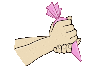 Sugar Piping Sticker by Timothy Jay Sweets