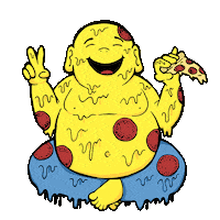 Pizza Love Sticker by the pizzacat