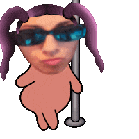 Laylavito_ pole strip poledance senor1tatv Sticker