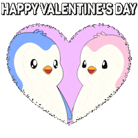 I Love You Couple Sticker by Pudgy Penguins