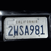 MotoAventuras flip plate license kitt GIF