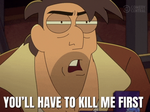 Andy Samberg Threat GIF by Comedy Central