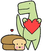 I Love You Heart Sticker by Loof and Timmy