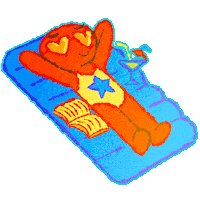 pizzapratika summer drink beach sun Sticker