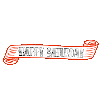 Happy Saturday Sticker by ASF brush