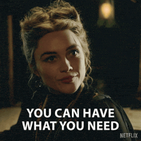 Help Yourself Florence Pugh GIF by NETFLIX