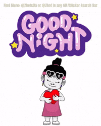 Good Night Bedtime GIF by Zhotcita