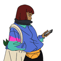 cuidate_fau celular texto cami fau Sticker