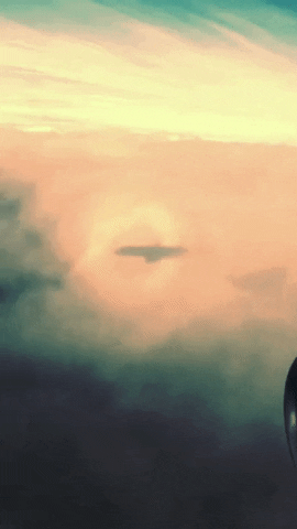 nklb vacation clouds flight aura GIF