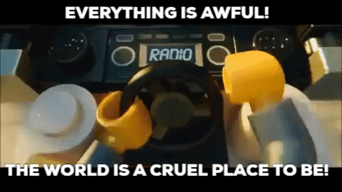 amariesilver giphygifmaker lego lego movie everything is awful GIF