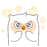 Goodrich_official owl shy plz 부끄 Sticker