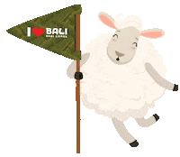 Sheep Supper Sticker by Bali Nasi Lemak