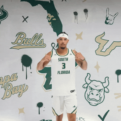 South Florida Basketball GIF by USF Athletics
