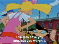 hey arnold nick splat GIF