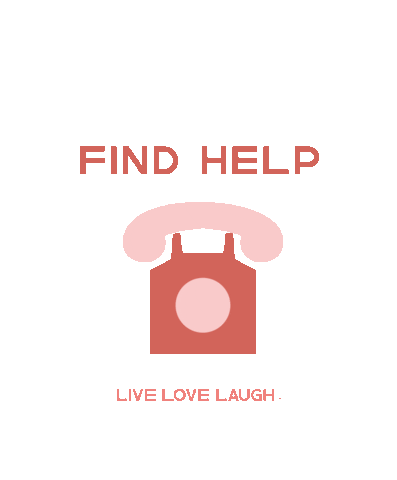 tlllfoundation phone call stress depression Sticker