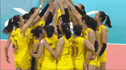 Happy China GIF by Volleyball World