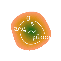 goodspaceanyplace any place good space movement meditation Sticker