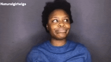 Black Girl Reaction GIF by Natural Girl Wigs