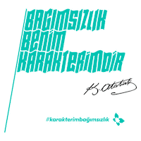 Mustafa Kemal Ataturk Sticker by Türkiye Finans