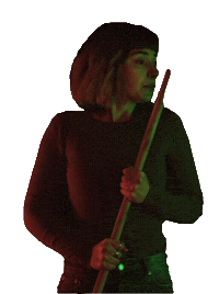 Scared Black Christmas Sticker