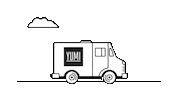 Delivery Van Sticker by yuminutrition