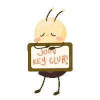 Sign Bee Sticker by cnhkeyclub