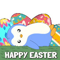 Easter Eggs Penguin Sticker by Pudgy Penguins