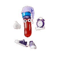 Sleepy Kudde Sticker by Puhti / Vital