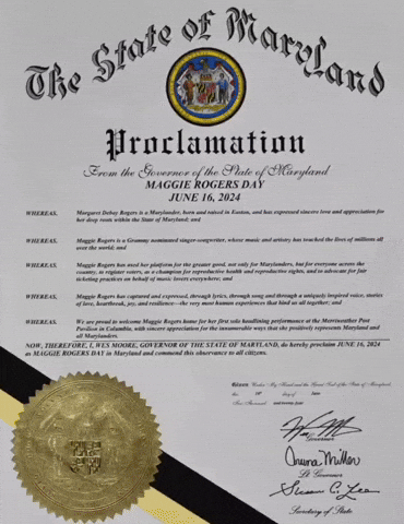 Maggie Rogers Maryland GIF