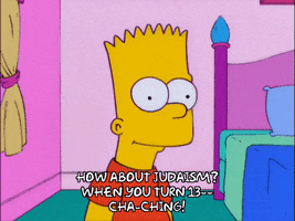 happy bart simpson GIF