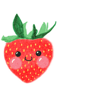 rukibee strawberry fresa soyferchita rukibee Sticker