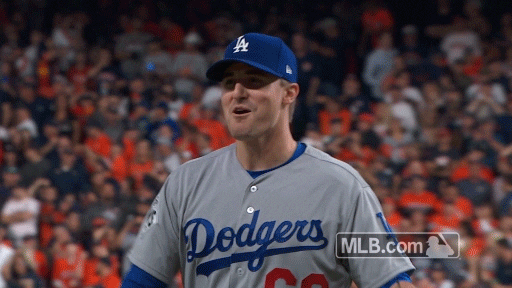 Los Angeles Dodgers Wow GIF by MLB