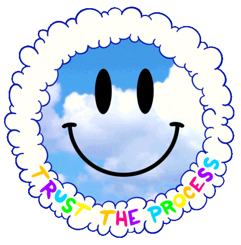 Happy Art Sticker by Richie Brown