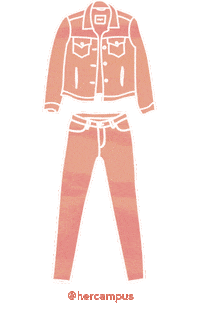 girl illustration Sticker by Her Campus Media