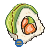 japanese roll Sticker by Sushimi