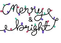 Christmas Fairylights Sticker