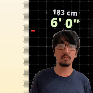 6' 0"