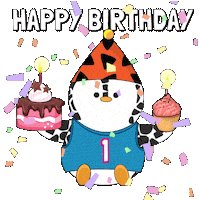Happy Birthday Sticker by Pudgy Penguins