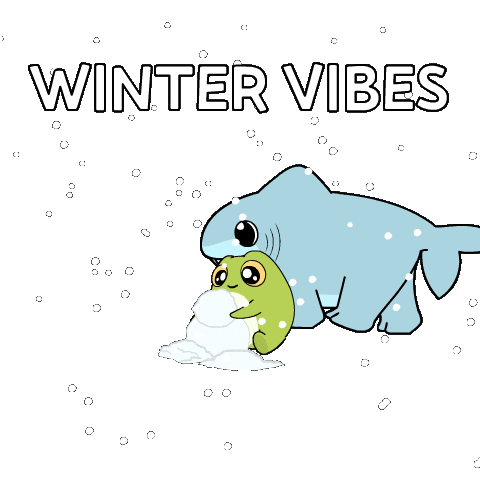 Snow Winter Sticker by Ordinary Frends