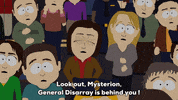 scared theater GIF by South Park 