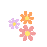 Cartoon Flowers Sticker