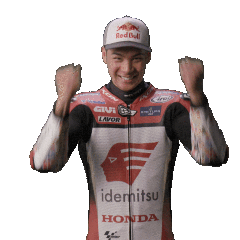 Happy Takaaki Nakagami Sticker by MotoGP