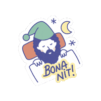 Bona Nit Sticker by Gnomo