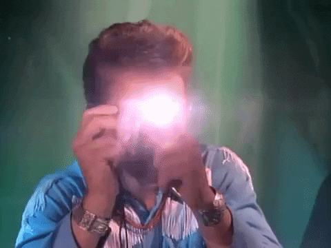 true blue madonna GIF