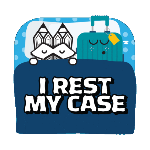 Zzz Sleeping Sticker by Stamatia Alexaki