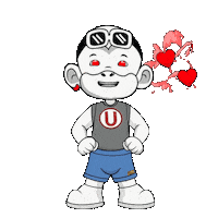 La U Crema Sticker by Zhot Shop