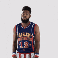Hush GIF by Harlem Globetrotters
