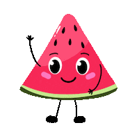 Happy Watermelon Sticker by KolibriDesign by Tamy