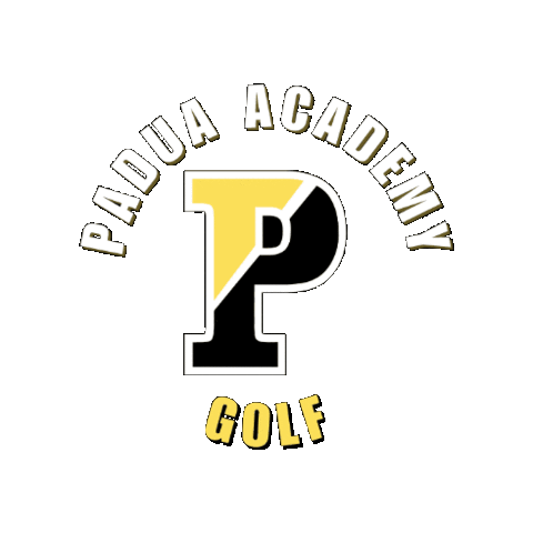Golf Pandas Sticker by Padua Academy