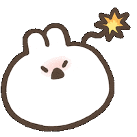 Angry 兔兔 Sticker by ChuChu X BoBo